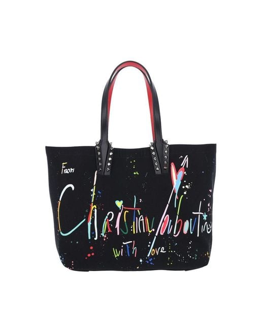 Christian Louboutin Black Cabata' Small Tote Bag