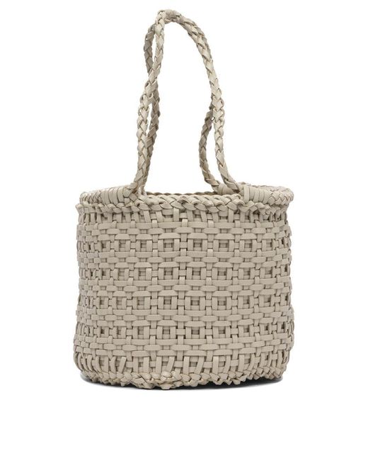 Dragon Diffusion Natural Java Bag Mini Double Jump Basket 17X14X15 Cm