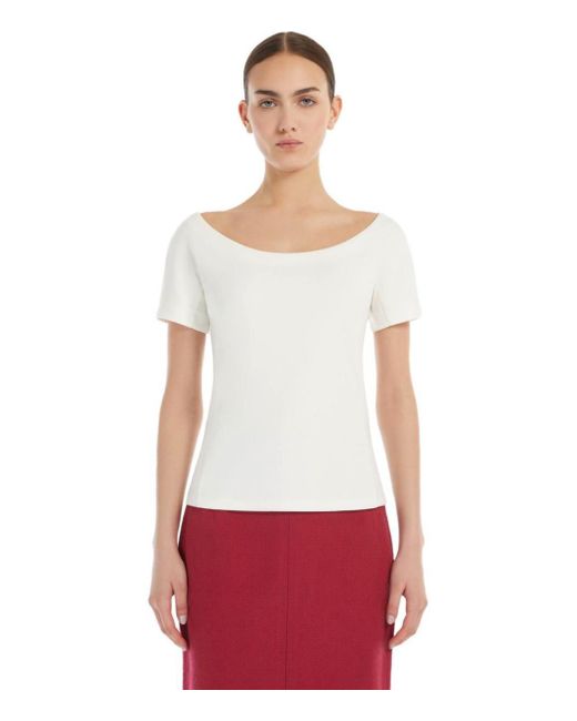 Weekend by Maxmara White Virtus Ivory Top