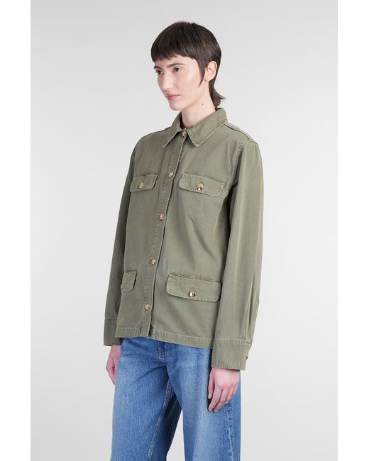 Anine Bing Green Corey Casual Jacket