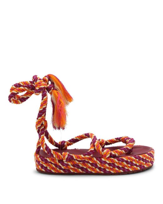 Isabel Marant Red Rope Erol Sandals