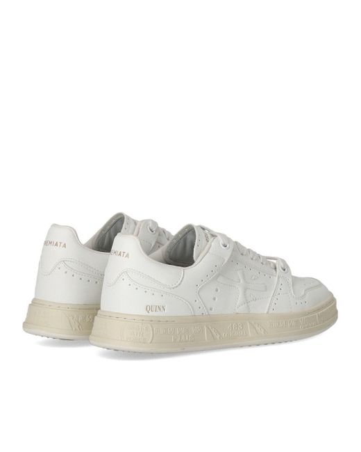 Premiata White Quinnd 7424 Sneaker