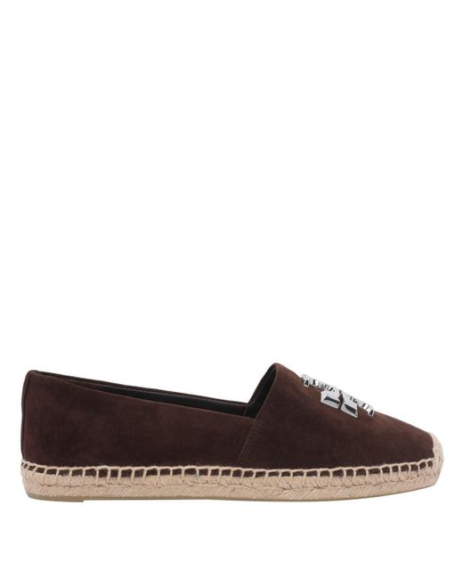 Tory Burch Brown Flat Shoes
