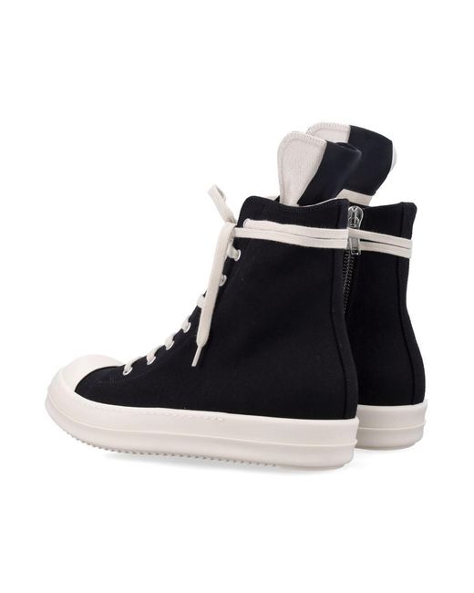 Rick Owens Black Hollywood Sneaks