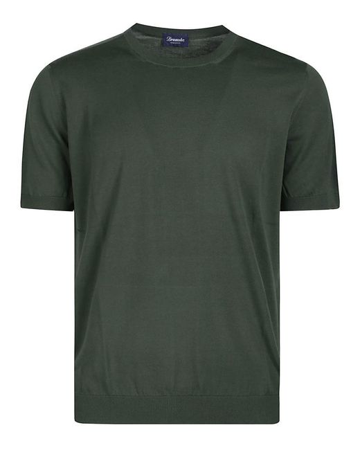 Drumohr Green Tshirt for men