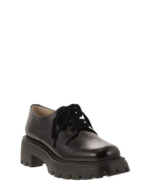 Stuart Weitzman Black Emerson Derby