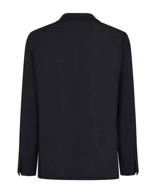 Tagliatore Black Single-Breasted Two-Button Blazer for men