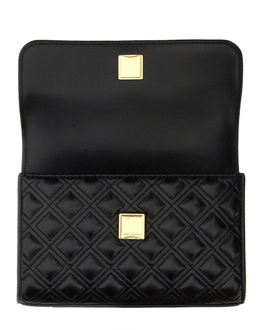 Tory Burch White Fleming Shoulder Bag