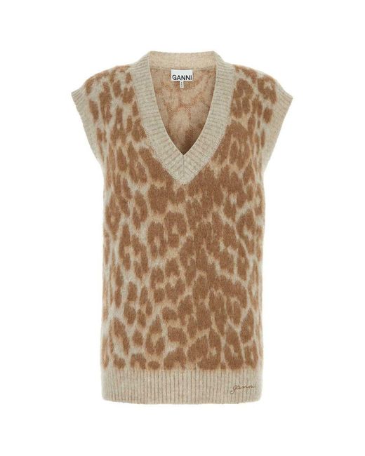 Ganni Natural Vests