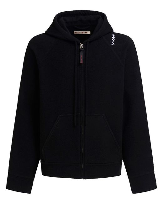 Marni Blue Essential Wool Blend Jacket For for men