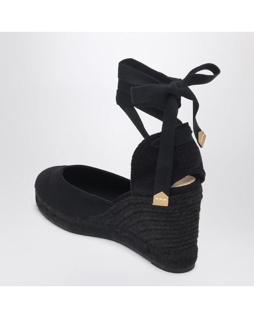 Castaner Black Carina C/8/001 Espadrilles