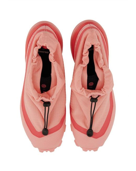 MM6 MAISON MARGIELA X SALOMON Pink "Cross Low" Sneaker