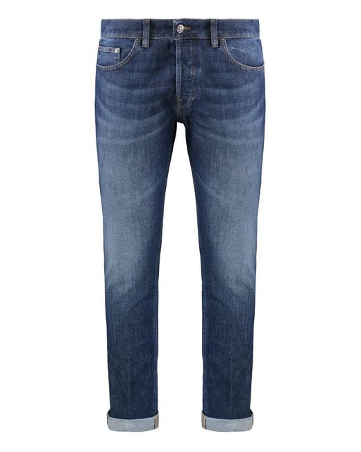 Dondup Blue Icon Regular Fit Jeans for men