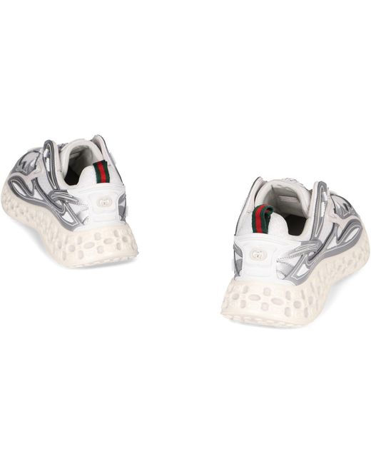 Gucci White Cub3D Low-Top Sneakers for men
