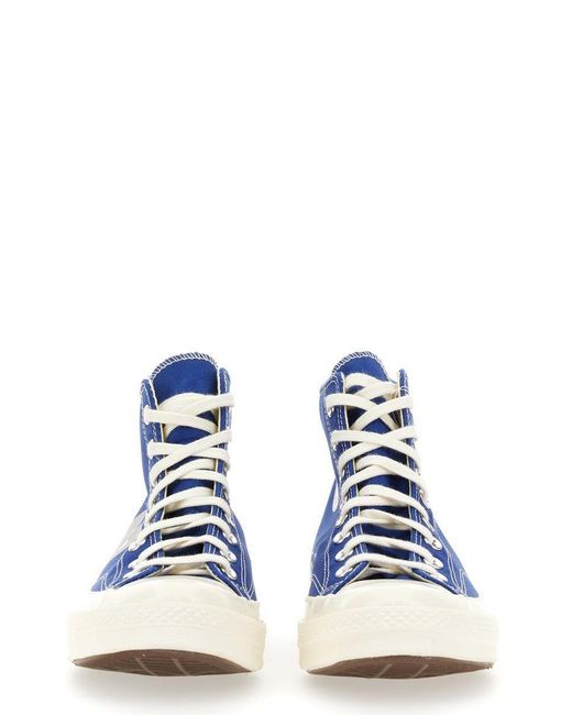 COMME DES GARÇONS PLAY Blue Chuck 70 High-Top Sneakers for men