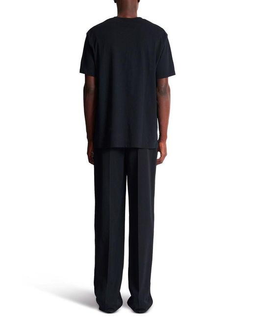 Balmain Black T-Shirts And Polos for men