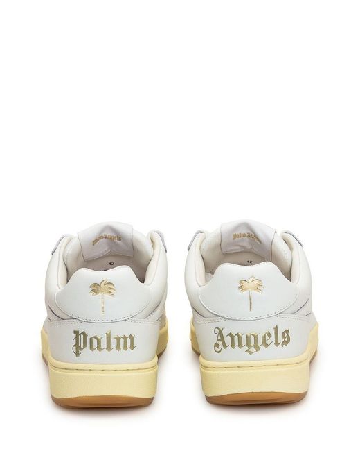 Palm Angels White University Low-Top Sneakers for men