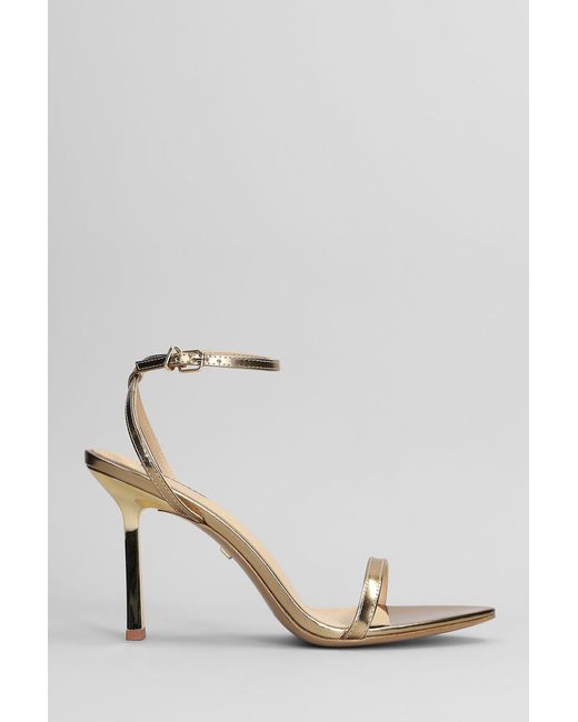 Lola Cruz Metallic Summer Heel 95 Sandals