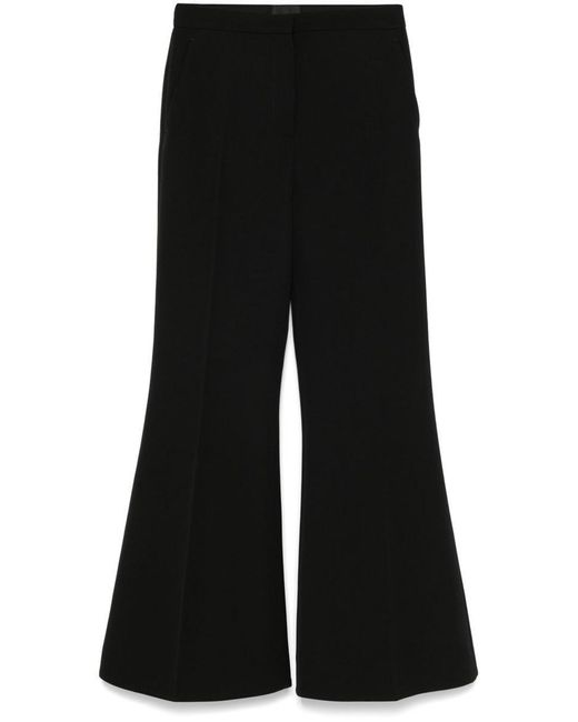 Givenchy Black Wool Flared Trousers