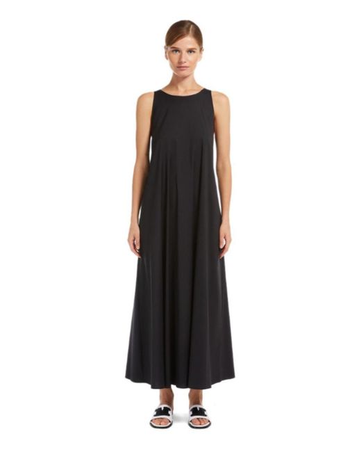 Max Mara Black Romea Long Dress