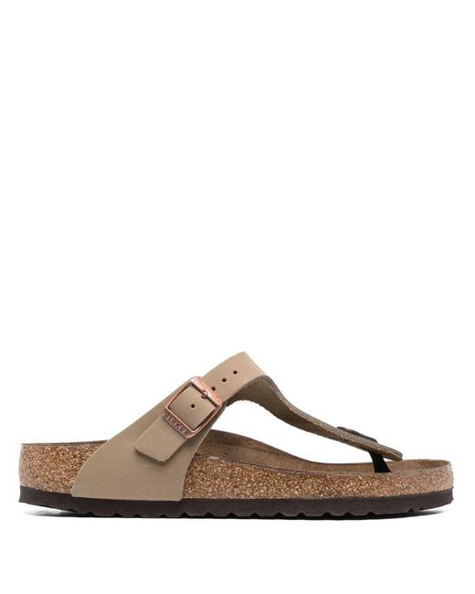 Birkenstock Brown Gizeh Oiled Leather Sandals