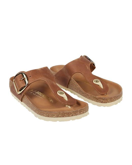 Birkenstock Brown Flip Flops