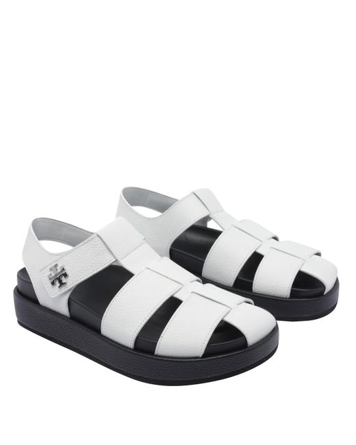 Tory Burch White Sandals