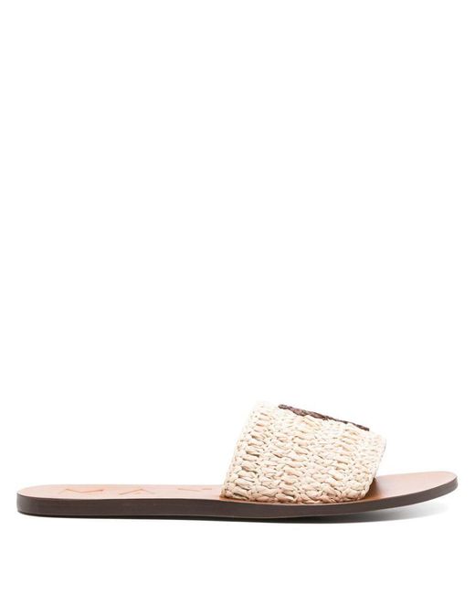 Manebí White Sandals