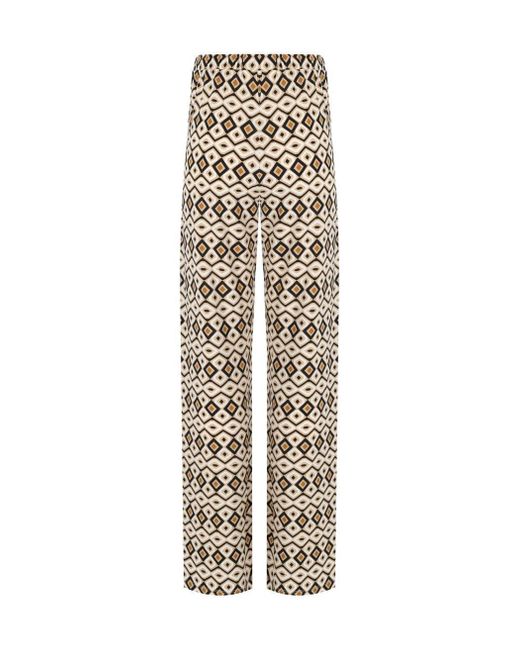 Max Mara Natural Fiorina Multicolored Trousers