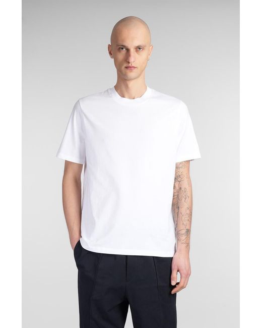 その他 Cn Ss T-Shirt - Jil Sander - Cotton - White Cn Ss T Shirt - Jil Sander - Cotton - White
