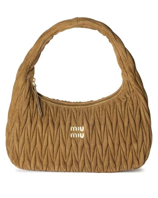 Miu Miu Brown Wander Shoulder Bag