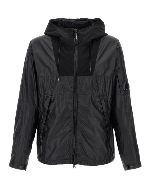C P Company Black 'Cs Ii Mixed' Jacket for men