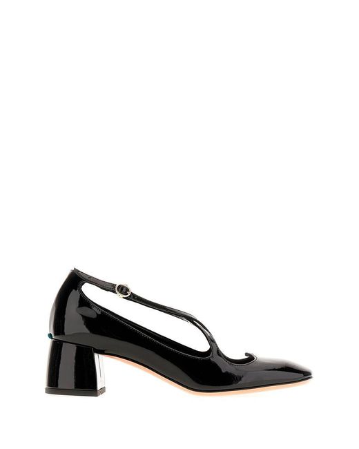 Escarpins Décolletés à Sangle A.BOCCA Femme - Noir - Taille 39 - Neufs Avec Boîte