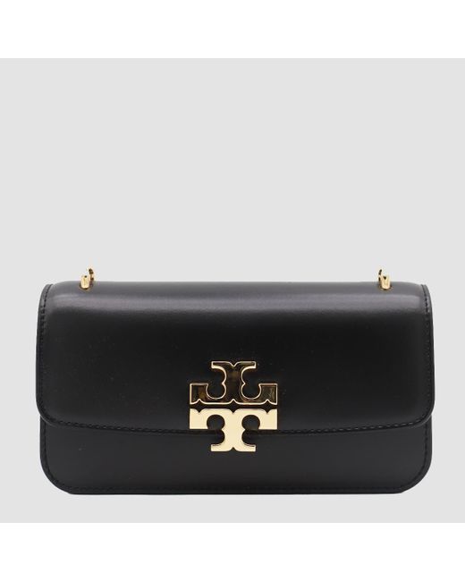 Tory Burch Black Leather Shoulder Bag