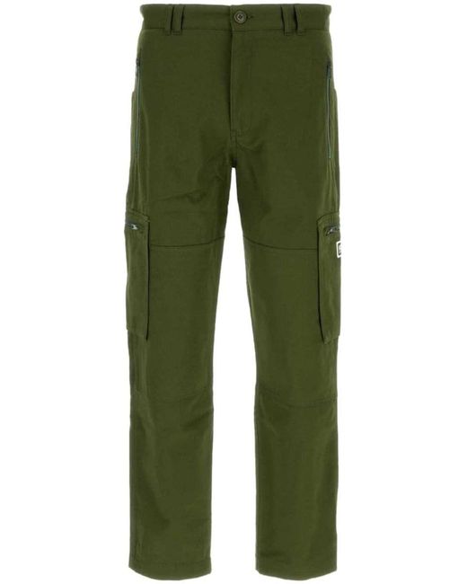 KENZO Green Trousers for men