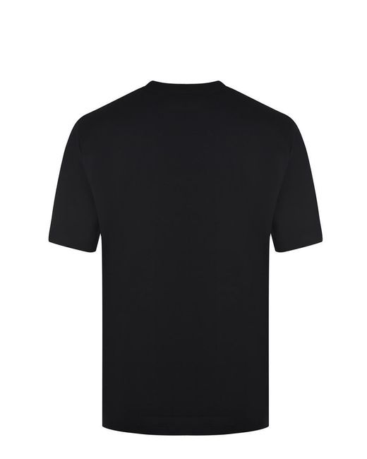 MSGM Black T-Shirts And Polos for men