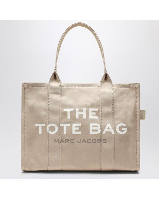 Marc Jacobs Natural Canvas Large Tote Bag