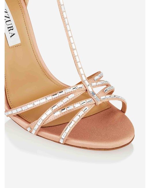 Aquazzura Pink Forever More Sandals