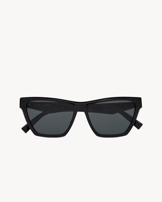 Saint Laurent Black "Sl M103" Sunglasses