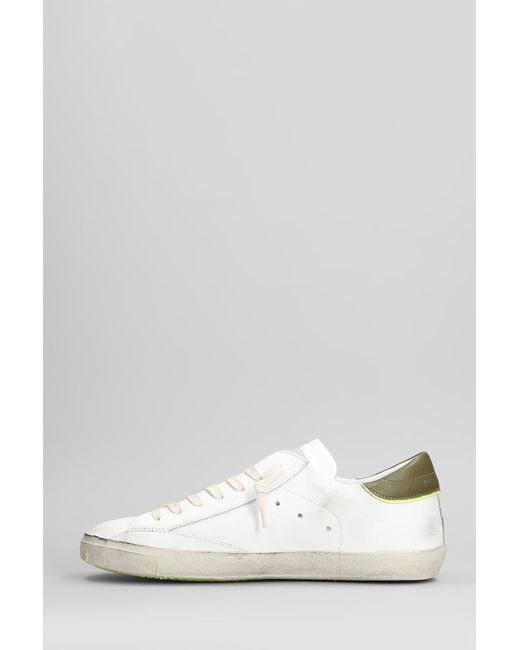 Philippe Model White Prsx Low Sneakers for men