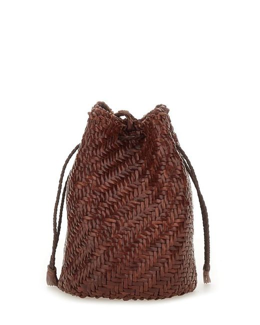 Dragon Diffusion Brown "Pompom Double Jump Tan" Bag