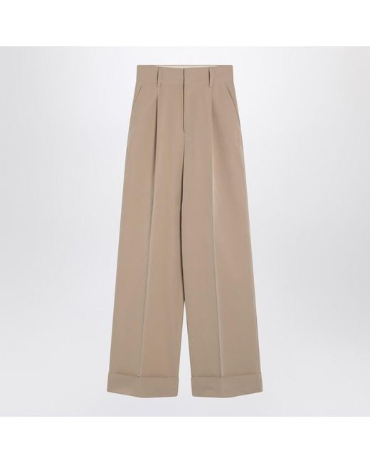 Philosophy Di Lorenzo Serafini Natural High-Waisted Trousers