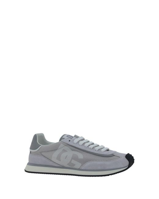 Dolce & Gabbana White Dg Cushion Low-Top Sneakers for men