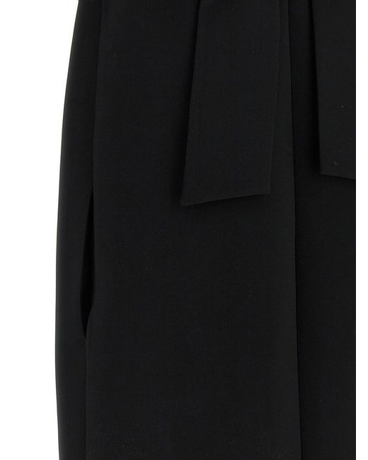 Moschino Black 'Fiocco' Mini Dress