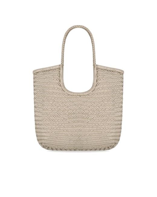 Dragon Diffusion White Ns Diagonal Triple Jump Pearl Shoulder Bag