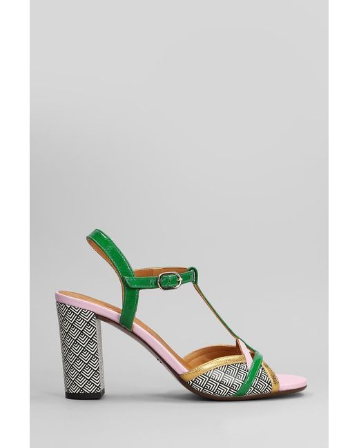 Chie Mihara Metallic Bejo Sandals