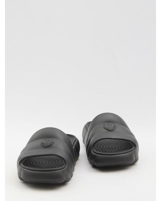 Moncler White Lilo Slides