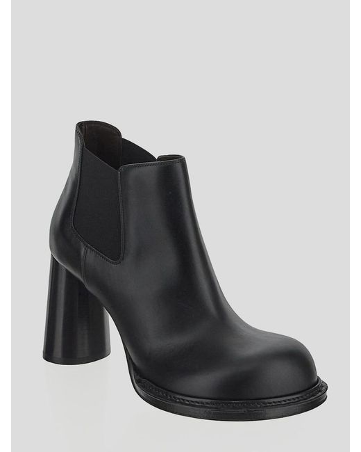 Bottega Veneta Black Cliff Ankle Boot