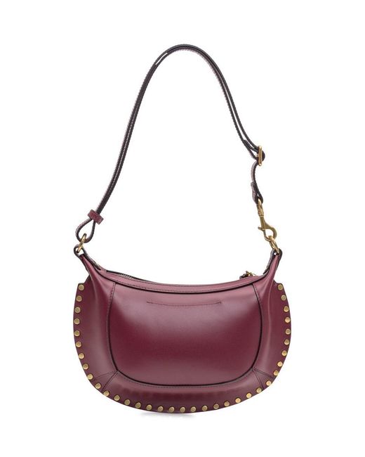 Isabel Marant Purple Oskan Moon Bag