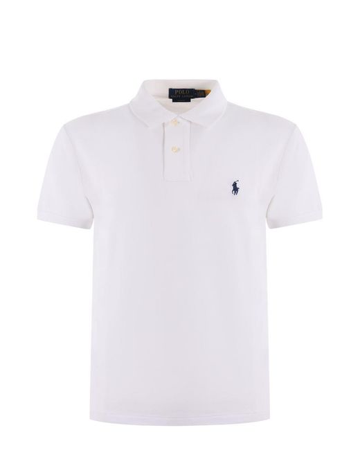 Polo Ralph Lauren Polo Shirt in White for Men | Lyst